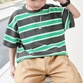 thumbnail image 6 of TOWED22 Boys Plain Basic Tees 5-16 Years Cotton Solid Color/Graphic Print Short Sleeve Crewneck T Shirts Teen Boys Summer Clothes(Green,3-4 Y), 6 of 9