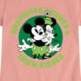 thumbnail image 3 of Disney - Shamrock Wishes Irish Kisses - Toddler And Youth Girls Short Sleeve Graphic T-Shirt, 3 of 5