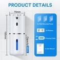 thumbnail image 2 of FPCYCG 2pcs Automatic Liquid Soap Dispenser,Soap Dispenser 12.8oz/380ML Rechargeable Wall Mount Touchless Hand Soap Dispenser for Bathroom Kitchen, 2 of 6