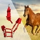 thumbnail image 5 of Práctico caballo Brida Rein Halter Headstall Longitud Equipo ecuestre densidad Esponja suave Cojín Correas Arnés Cuerda Rojo shamjiam Riendas de caballo, 5 of 9