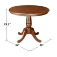 thumbnail image 5 of 36" Round Top Pedestal Table, 28.9"H, 5 of 13