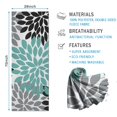 thumbnail image 2 of Simple Petal Shaped Geometric Floral Pattern Hot Yoga Mat Towel Non Slip for Hot Yoga - Quick-Drying Yoga Mat Cover with 4 Corner Pockets with Travel Bag - Hot Yoga Towel Non Slip 74"x26", 2 of 6