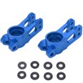 thumbnail image 1 of Asiento de eje trasero de aleación de aluminio, 2 uds., para LOSI Lasernut U4 Tenacity 1/10 RC, portadores de buje trasero, color azul, 1 of 8