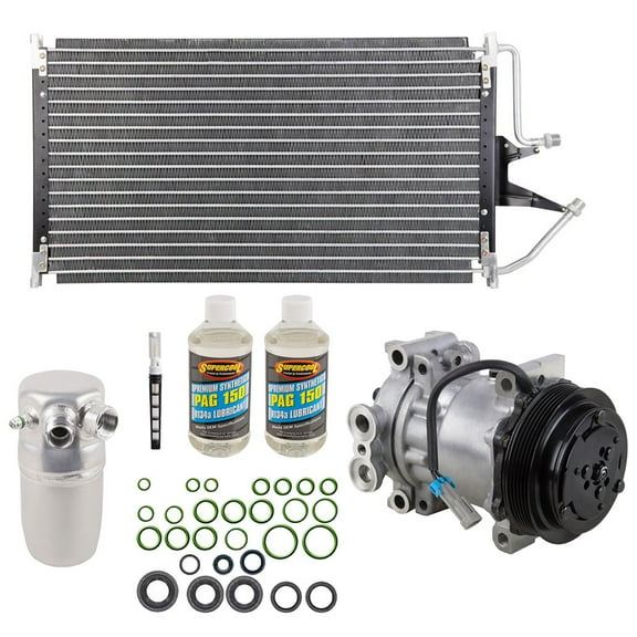 A/C Kit w/ AC Compressor Condenser & Drier For Chevy GMC Suburban & Cadillac Escalade 1996 1997 1998 1999 GMT400 - BuyAutoParts