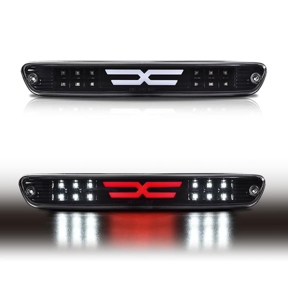 LED Bar 3rd Brake Light High Mount Stop Light Rear Tail Cargo Lamps Smoked Lens Black Housing,Fit for  Colorado/Canyon X Type  2004-2012