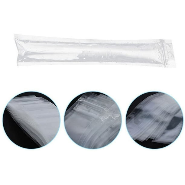 200 Pack Disposable Ice Popsicle Mold Bags BPA Free Freezer Tubes with