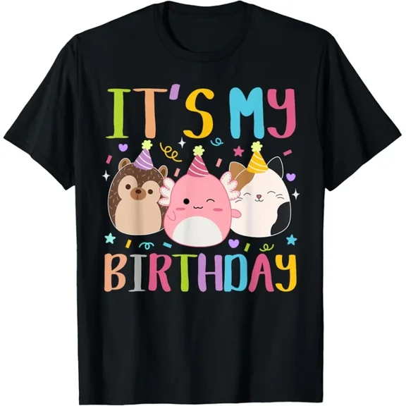 DOPASHIRT Birthday Squish Squad Great Gifts Cute For Woman T-Shirt Unisex S-5XL Hot Trending Shirt, Vintage Birthday Gift
