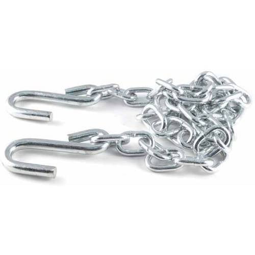 CURT 80011 48Inch Trailer Safety Chain with 3/8In SHooks, 2,000 lbs