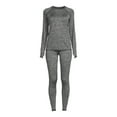 thumbnail image 4 of ClimateRight by Cuddl Duds Women's Plush Warmth Long Thermal Top and Leggings, 2-Piece Set, 4 of 6