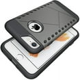 thumbnail image 3 of Nakedcellphone Case for iPhone 8 / iPhone 7, Tough Rugged Anti-Shock Cover - Matte Gray, 3 of 10