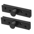 thumbnail image 5 of FRCOLOR 2pcs Stainless Steel Hidden Door Pivot Hinges Heavy Duty 360 Degree Rotating Center Shaft Hardware for Secret Doors, 5 of 8