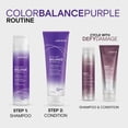 thumbnail image 2 of Joico Color Balance Purple Shampoo | Para Cabello Rubio Frío y Canoso | Elimina Tonos Amarillos |Realza la Intensidad del Color y el Brillo |Protección UV |Con Aceite de Rosa Mos, 2 of 6