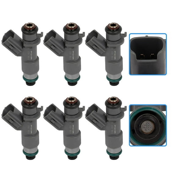 Injectors,CCIYU 12 Holes Fuel Injector set fit for 08-10 for Acura for MDX, 09-10 for Acura for RL/TL, 10-12 for Acura for TSX, 08-10 for Honda for Accord Fits select: 2008-2010 HONDA ACCORD EXL