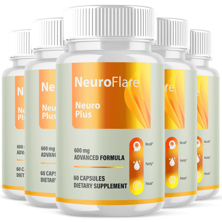 Neuro Flare Advanced Formula Brain Support Pills Maximum Strength Supplement NeuroFlare 300 Capsules