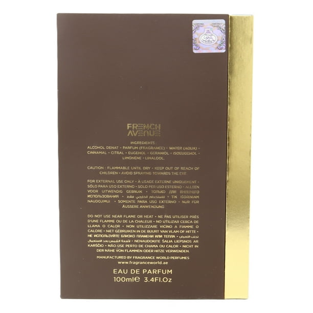 Fragrance World French Avenue Liquid Brun 80ml / 3.4 oz EDP