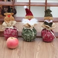 thumbnail image 4 of Christmas Gift Bags Drawstring Xmas Candy Bags Santa Sack Backpack for Christmas Party Favor 3PCS Apple Bags for Kids Colleagues Friends Families，Type B Elderly, 4 of 4