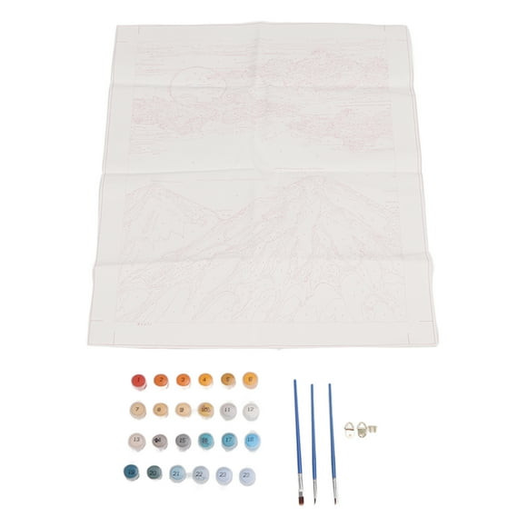 Relaxing Activity for Seniors & Dementia Care, Aquapaints Fun 24-Grid Water Color Painting Set