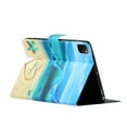 thumbnail image 5 of Allytech iPad Pro 11 Case 2020 Released 2nd Generation, Folio Stand Shockproof PU Leather Auto Sleep Wake Feature Slim Fit Full Protection Case Cover for Apple iPad Pro 11-inch, Blue Beach, 5 of 9