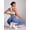 Blue Matte, variant on Threaded Yoga Pants With A High Waist For Lifting The Hips