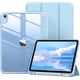 thumbnail image 1 of Funda para iPad de 10.ª generación, modelo 2022 iPad 10.9, funda de TPU suave para iPad 10, funda con soporte para lápiz Apple, parte trasera transparente, encendido/apagado automático, 1 of 5