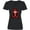 AB-Black, variant on Inktastic Buffalo Plaid Gingerbread Man Women's V-Neck T-Shirt