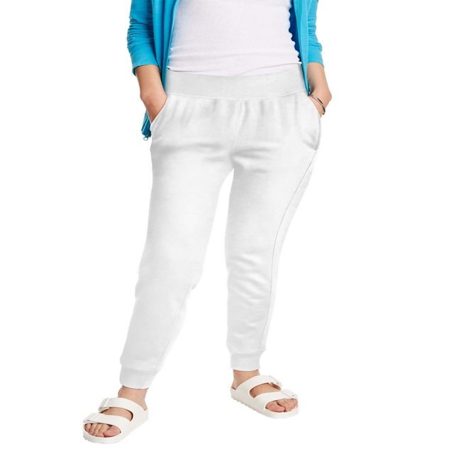 JUNWELL Women‘s EcoSmart Cotton-Blend Fleece Jogger Sweatpants
