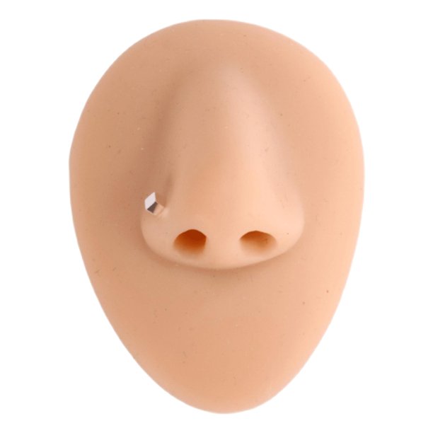 Modelo de silicona, pantallas flexibles suaves reutilizables para practicar acupuntura sin soporte Yuyangstore Molde de silicona para la nariz
