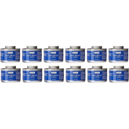 Bakers and Chefs Safe Heat Chafing Fuel, 12-Pack