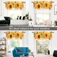 thumbnail image 6 of 1 Panel Retro Rustic Plants Curtain Valance for Windows, Farmhouse Floral Leaf Rod Pocket Short Window Treatment Decor Drapes for Kitchen, Bathroom, 54" X 18", 6 of 6