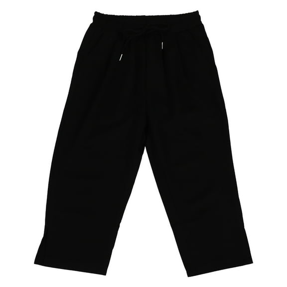 GOOHOCHY Pants for Women Made of Cotton Comfortable High Waist Fitness Pants for /8 Length