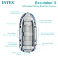 thumbnail image 6 of Intex Excursion 5 Person Inflatable Fishing Boat with Motor Mount, Motor Not Included, 6 of 10