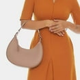 thumbnail image 3 of Stylago Women's Shoulder Purses Fashion Leather Underarm Handbags Ladies Shopping Phone Zipper Tote Bags for Travel Shopping Brown, 3 of 5