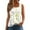 A001_Beige, variant on Tank Tops for Women Casual Ruffled Square Neck Top Sleeveless Shirt Loose Fit Printed Tees