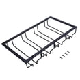thumbnail image 1 of Estante para copas de vino, soporte para copas de vino, organizador de hierro para cocina, bar, restaurante, negro, 1 of 9