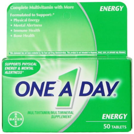 3 Pack - One-A-Day Energy Multivitamin, 50 Each