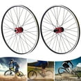 thumbnail image 4 of 29 inch Front & Rear Wheel Mountain Wheelset Red Hub Disc Brake Bicycle Wheels Set, 4 of 15