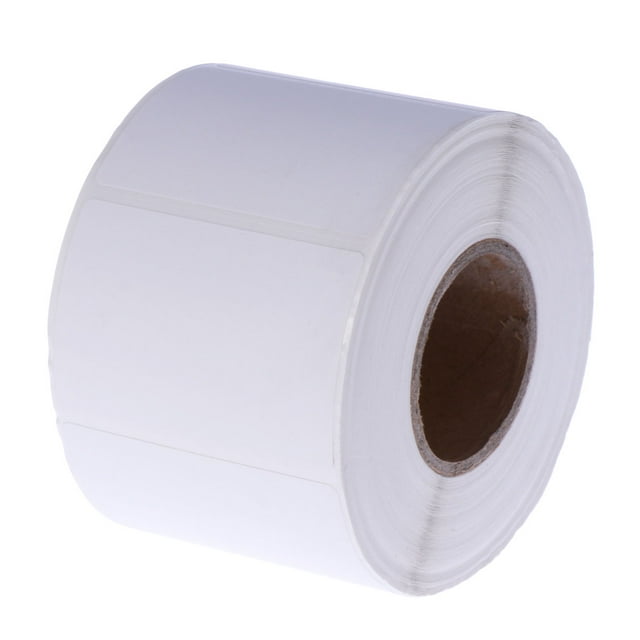 HAMPPLIES Thermal Printer Labels White Thermal Sticker Paper Roll Writable Oilproof Antifriction