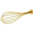 thumbnail image 3 of Bloomingville Standing Stainless Steel Whisk with Wood Handle, Gold Finish, 3 of 4