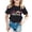 Black, variant on Gaexia Girls Casual Letter Print Short Sleeved T Shirt Top Kids Back To School Clothes Outfit (Purple,12-13 Years)