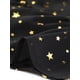 thumbnail image 5 of Vestido de Estrella Metálica para Mujer con Cuello en V y Botones Vestido de Gasa Negro M, 5 of 6