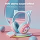 thumbnail image 2 of Audífonos Inalámbricos Bluetooth con Oreja de Gato para PS5/PS4/PC/Mac/Switch, Lindos Audífonos para Juegos con Micrófono con Cancelación de Ruido, Sonido Envolvente, 2 of 8