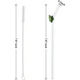 thumbnail image 3 of 5-Pack Reusable Butterfly Decor Glass Straws with 2 Cleaning Brushes, Durable Thick Glass Straws, 0.31"x7.9" Bent Straws, Perfect for Tumblers, Cups,Smoothies, Milkshakes, Tea, 3 of 7