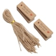 thumbnail image 1 of Gift Tags With Letter, 9.8in Twine 100Pcs Beautiful Gift Tags Retro Tags  For Bookmark Tags For Gift Tags, 1 of 8