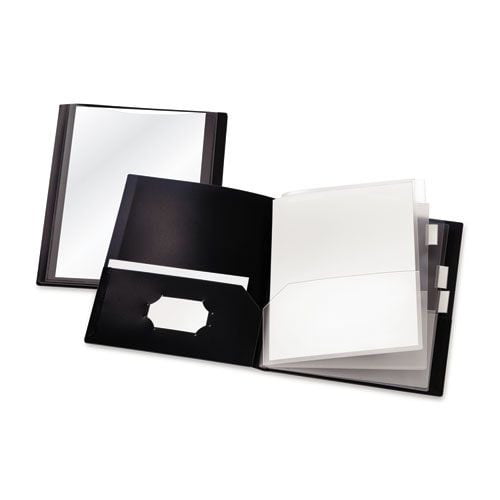 Cardinal 13601 Reportpro 10-Pocket Project Organizer, Letter, Black