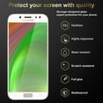 thumbnail image 3 of Cadorabo 3x Tempered Glass for Samsung Galaxy J7 2017 Screen Protection Display Saver, 3 of 8