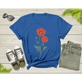 thumbnail image 6 of Red Flower Plant Garden Flower Petals Blossom Nature Art T-Shirt Flower Plant Lover Gardener Gift T Shirt for Men Women Boys Girls Tshirt, 6 of 8