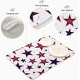 thumbnail image 4 of Dish Drying Mat Independence Day Abstract Stars Microfiber Kitchen Dish Mat Super Absorbent Dish Drainer Mat Fast Drying Heat-resistant Drying Mat for Kitchen Counter, 18"x24", 4 of 7