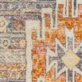 thumbnail image 6 of Livabliss Area Rugs for Living Room, 5ft Round New Mexico Rustic Blue Round Rug, Bedroom Dining Room Home Decor Stain Resistant Carpet (5'3" x 5'3"), 6 of 8