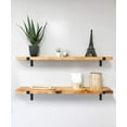 thumbnail image 3 of Live Edge Timber 105766 8 in. S Style Shelf Bracket, Black, 3 of 3