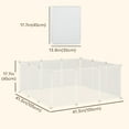 thumbnail image 3 of PawHut Pet Pen Plastic Small Animal Cage for Bunny Chinchilla Guinea Pig, 3 of 10